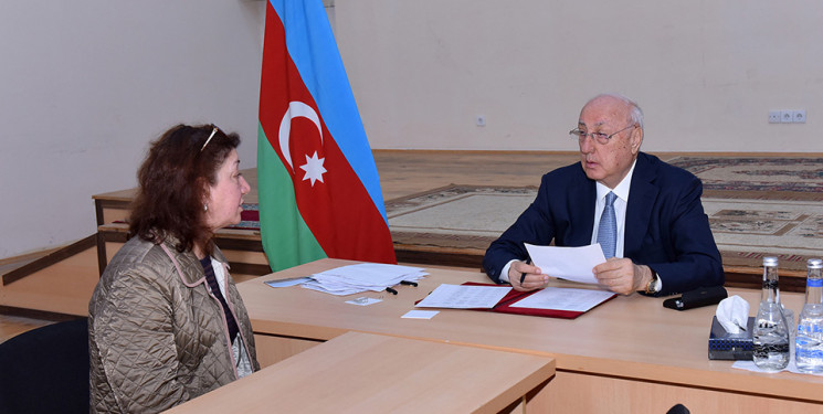 Zakir Fərəcov növbəti səyyar qəbul keçirdi