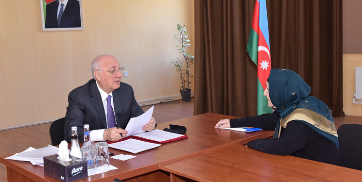 Zakir Fərəcov növbəti dəfə səyyar qəbul keçirdi